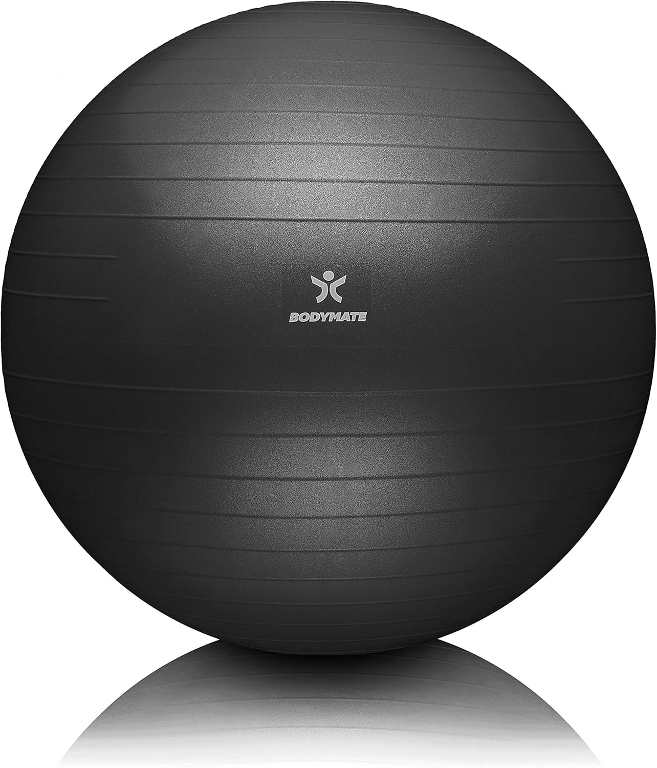 Gymnastikball mit Pumpe, Anthrazit 65 cm (für Körpergröße 155-175cm)