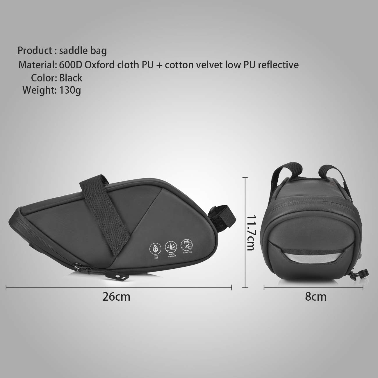 Velo Satteltasche, 1.5L