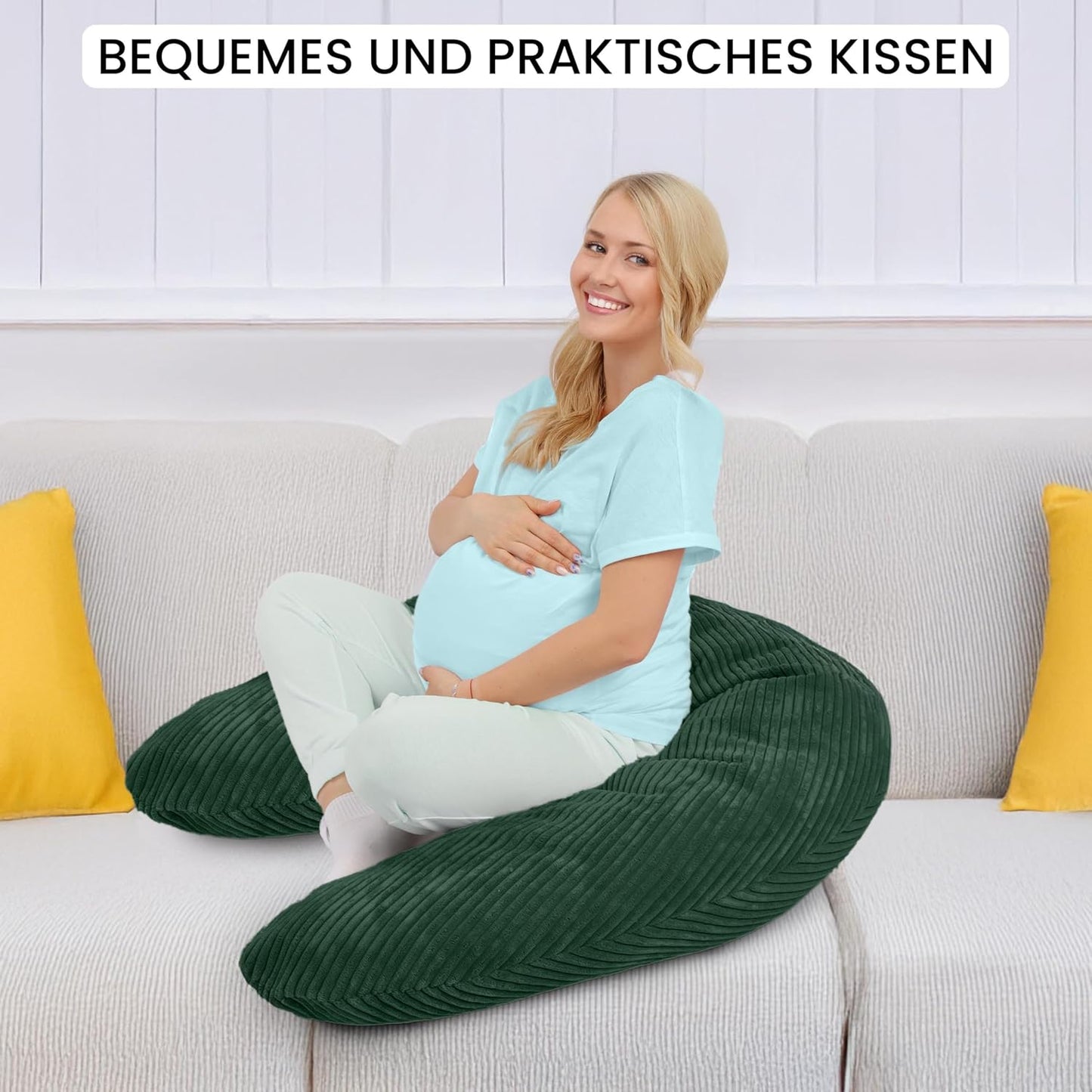 Stillkissen XXL, Schattenwald Stillkissen 170 cm