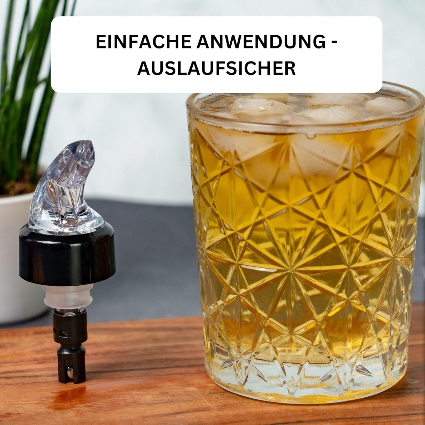 12x Dosier/Mass-Ausgiesser, Transparent 4 cl 12 Stück