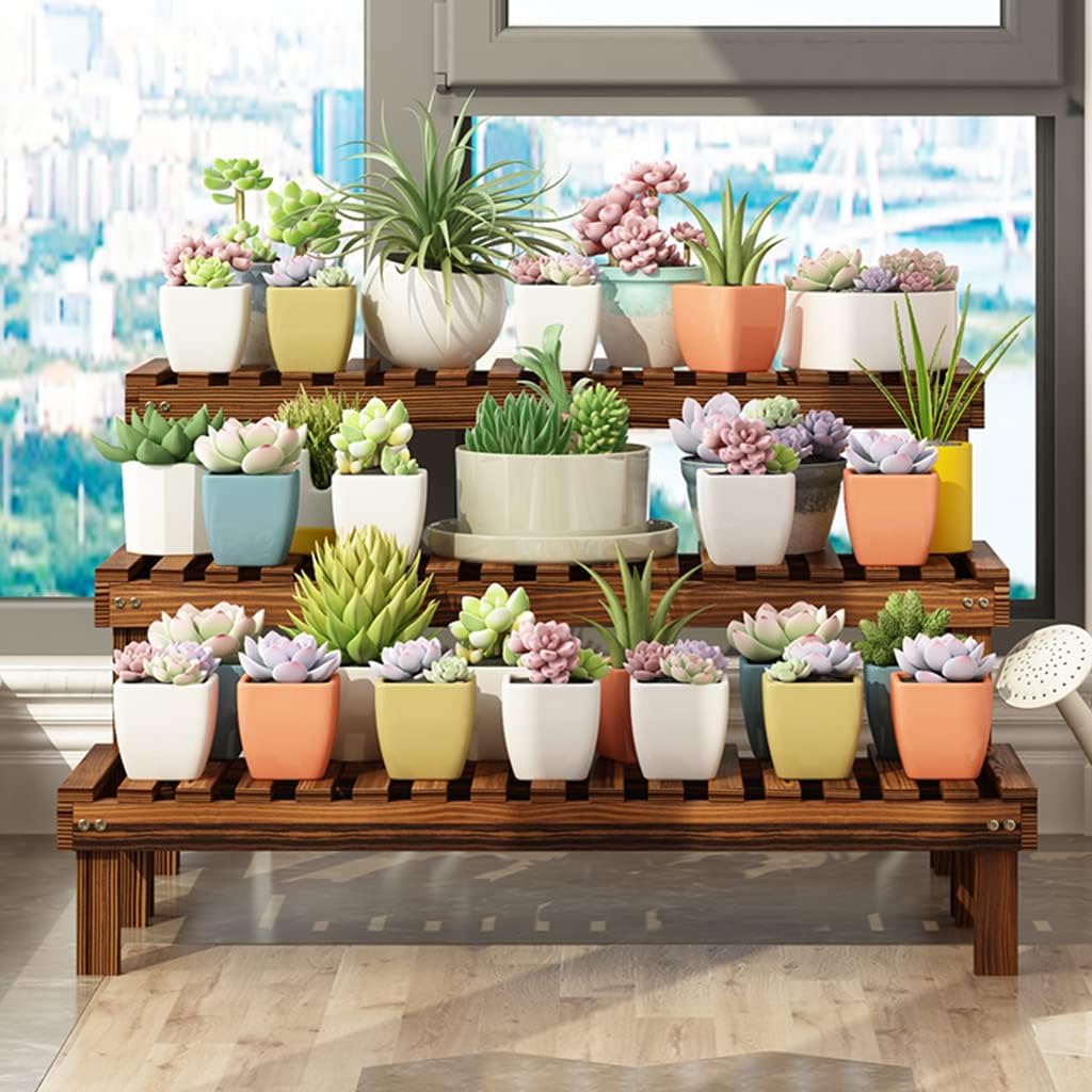Blumenständer, 58x25x45cm Brown