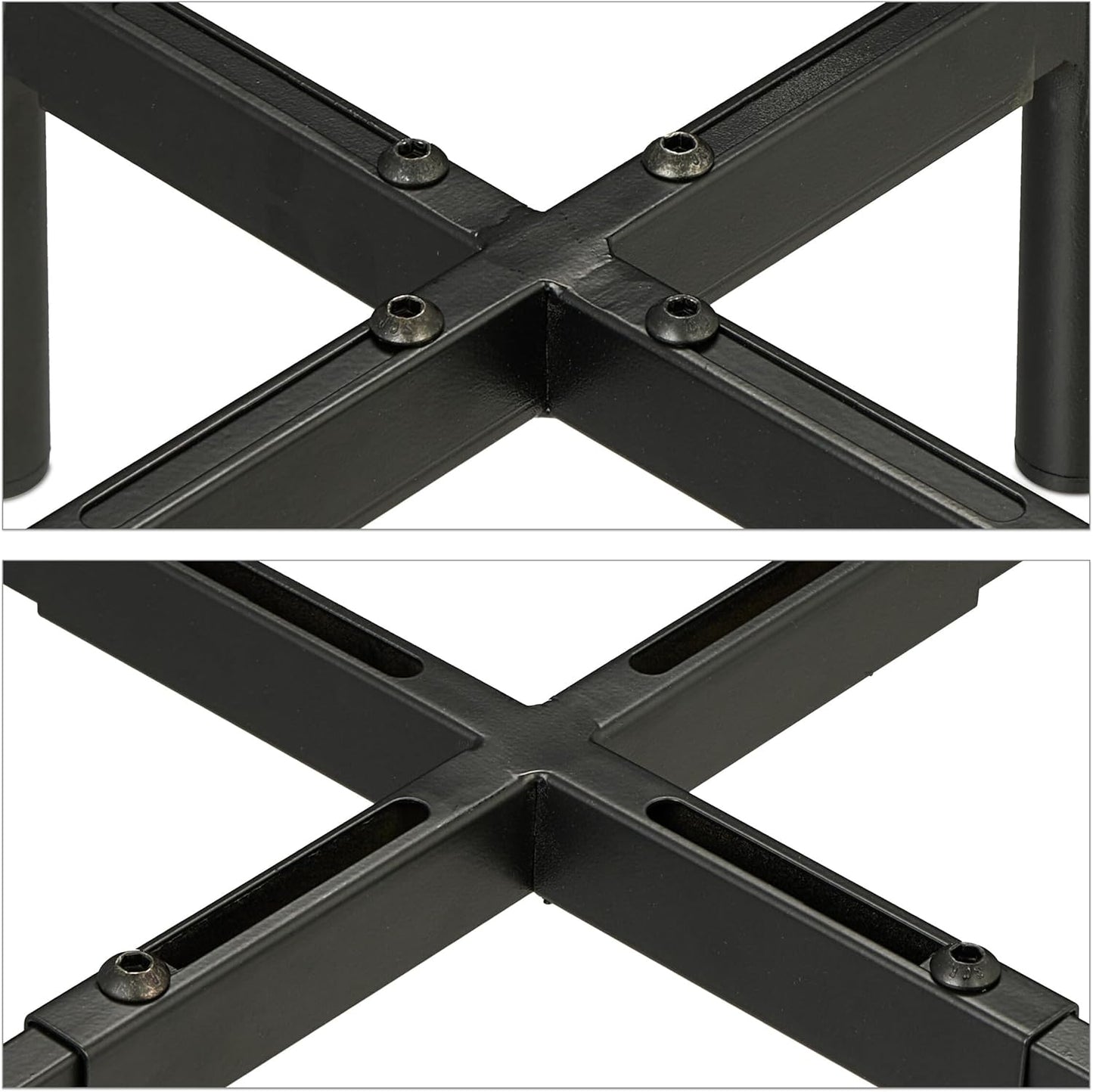 Pflanzenständer-Set, Schwarz