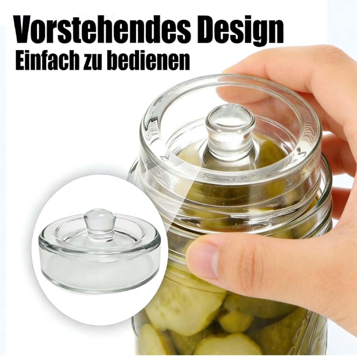 4-teiliges Fermentiergewichte-Set