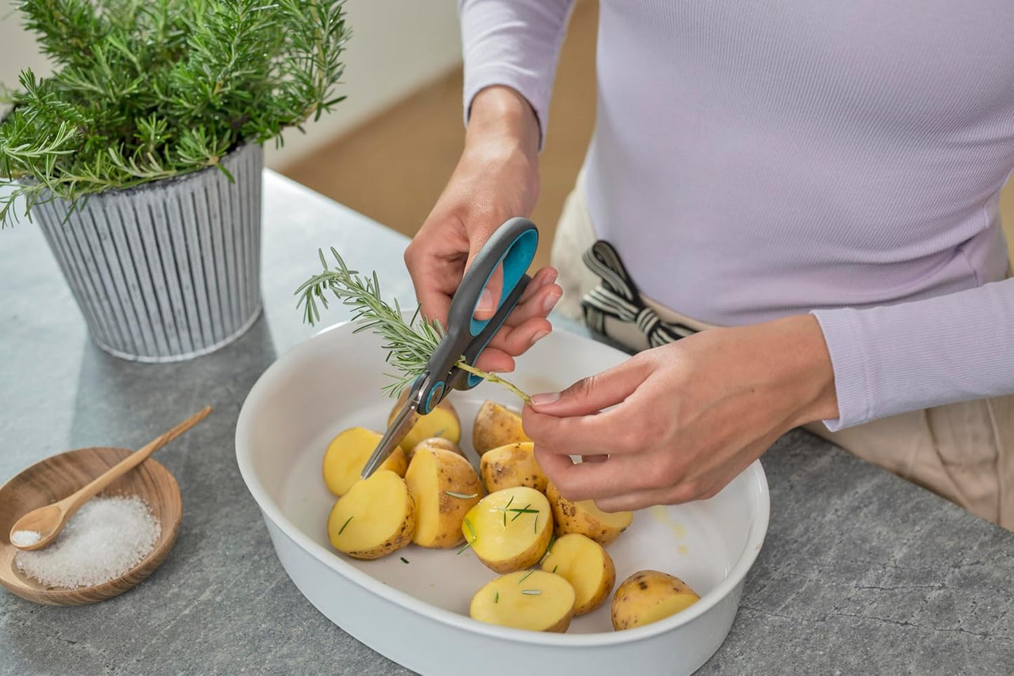 HerbCut Set - Kräuterschere aus rostfreiem Edelstahl