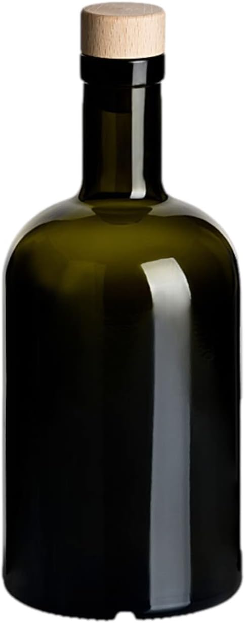 12er Glasflaschen-Set, Dunkelgrün/Hgk - 500ml 12 Stück - 500ml