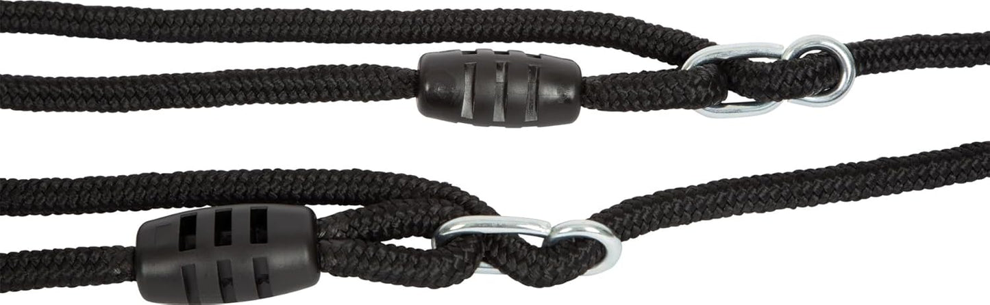 Black Line - Trapezschaukel mit Turnringen, Trapezschaukel