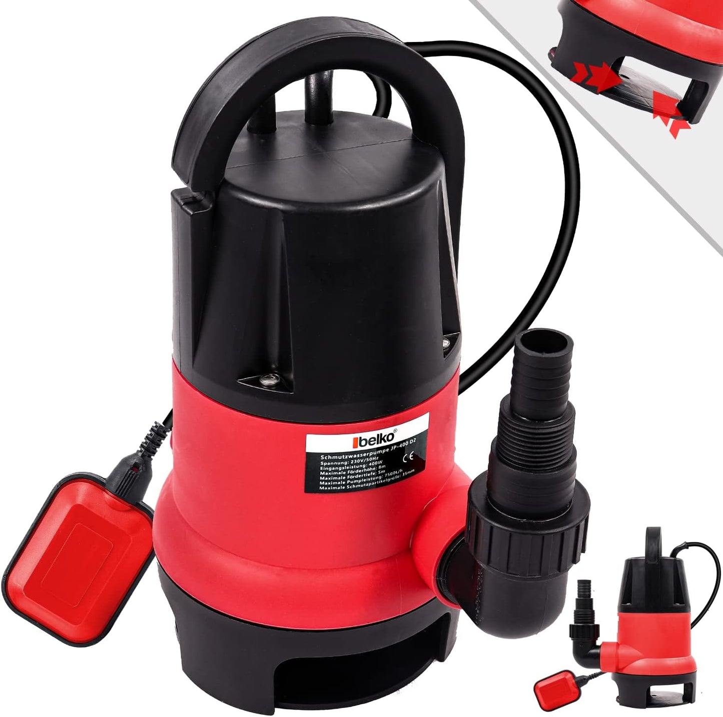 JP400-D2 Schmutzwasserpumpe