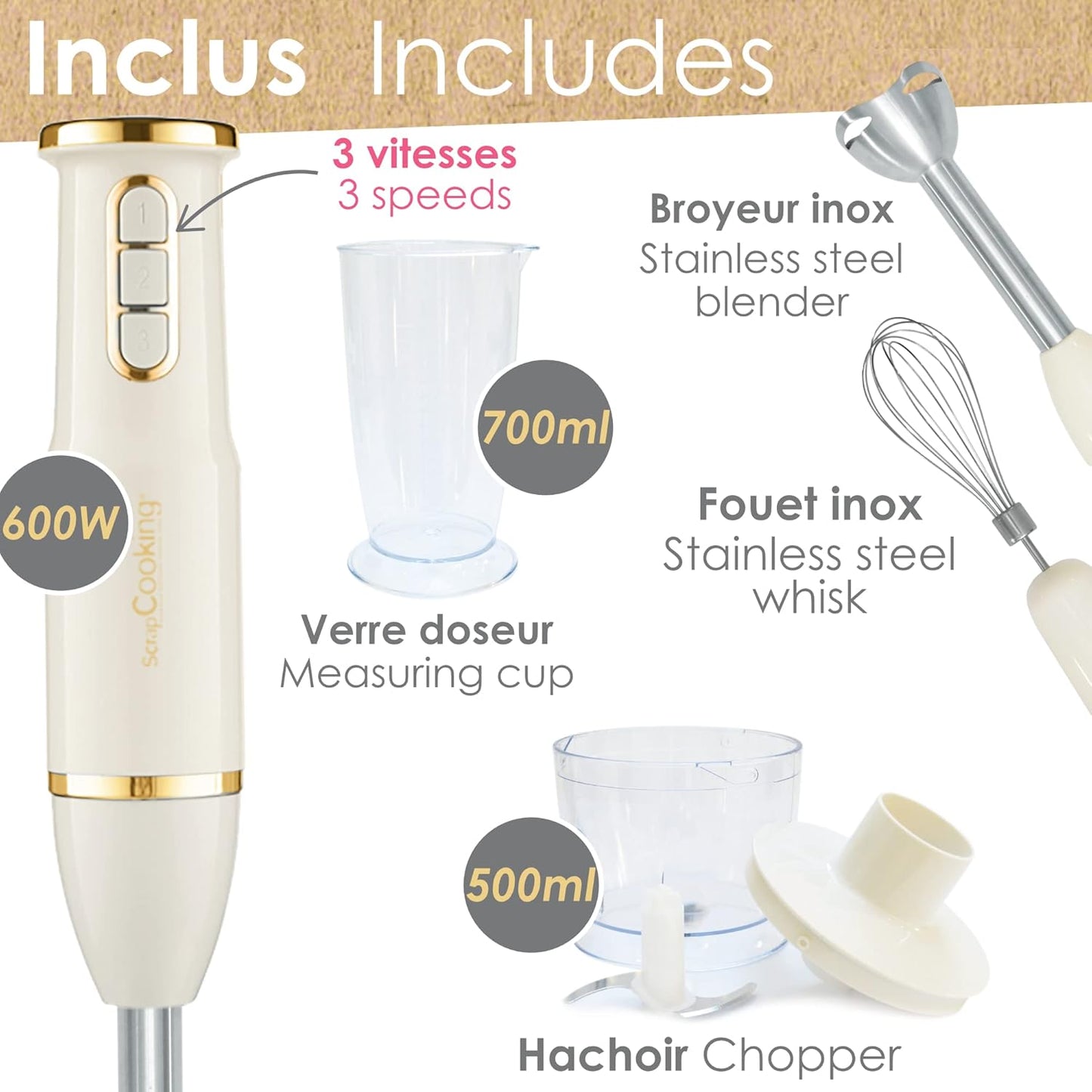 3-in-1 Stabmixer Set