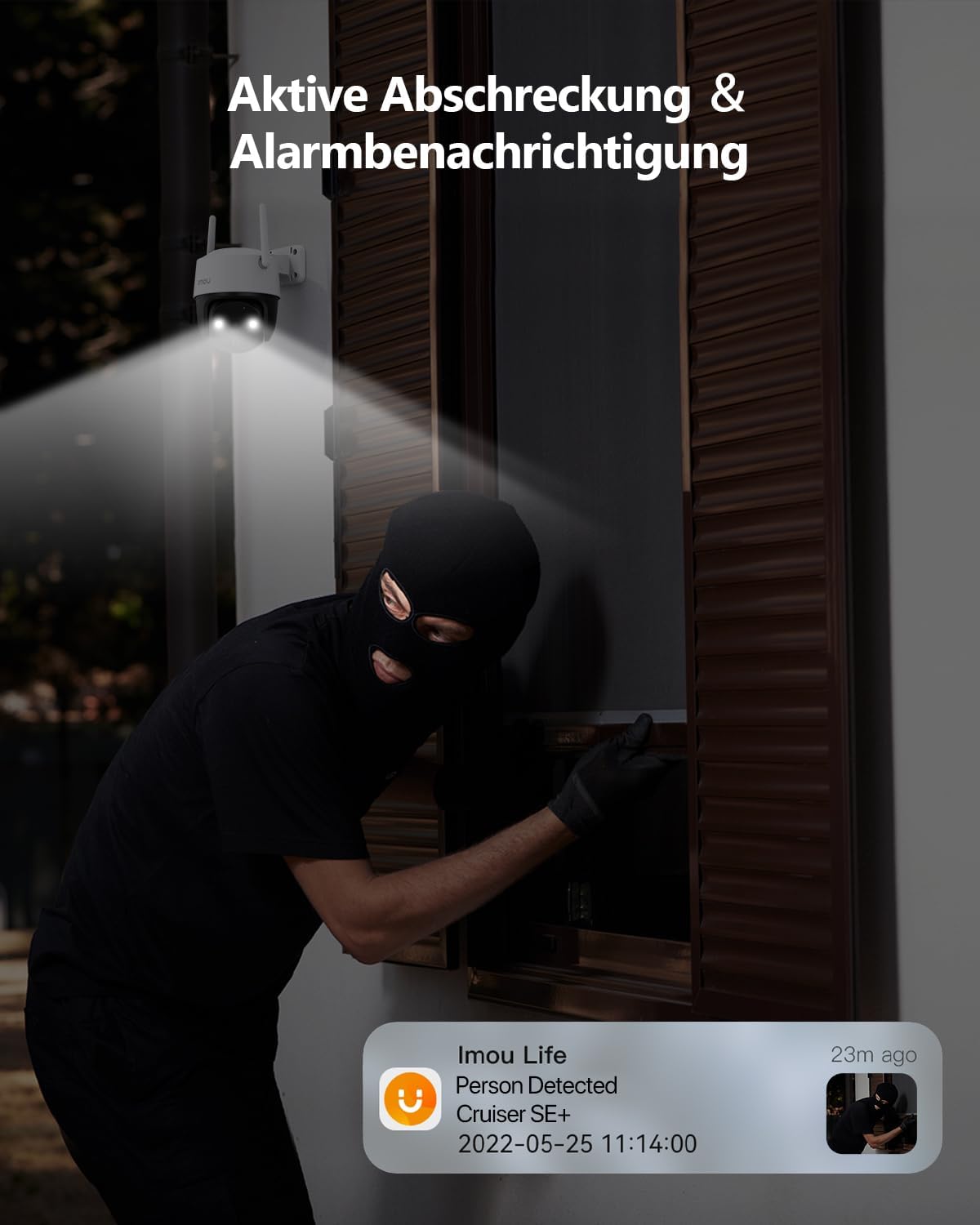 2K Überwachungskamera-Set mit AI-Erkennung (2 Stück), 3mp (2 Pack)