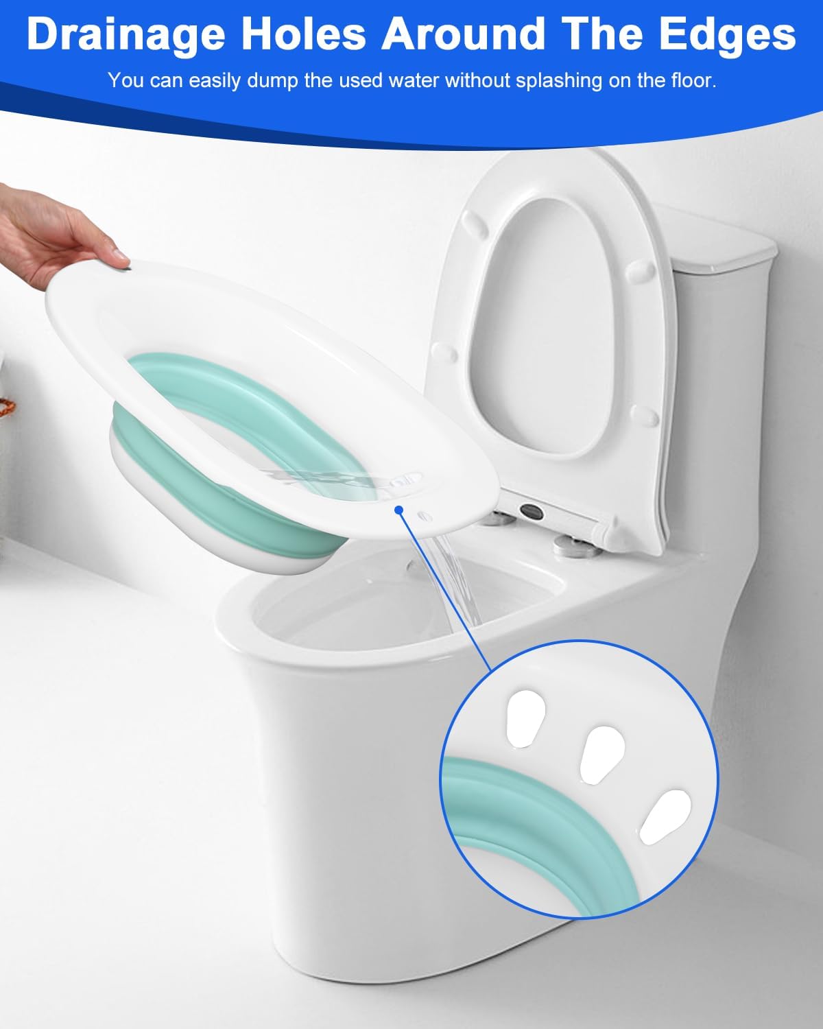 Faltbares Sitzbad für Hämorrhoiden & Wochenbettpflege