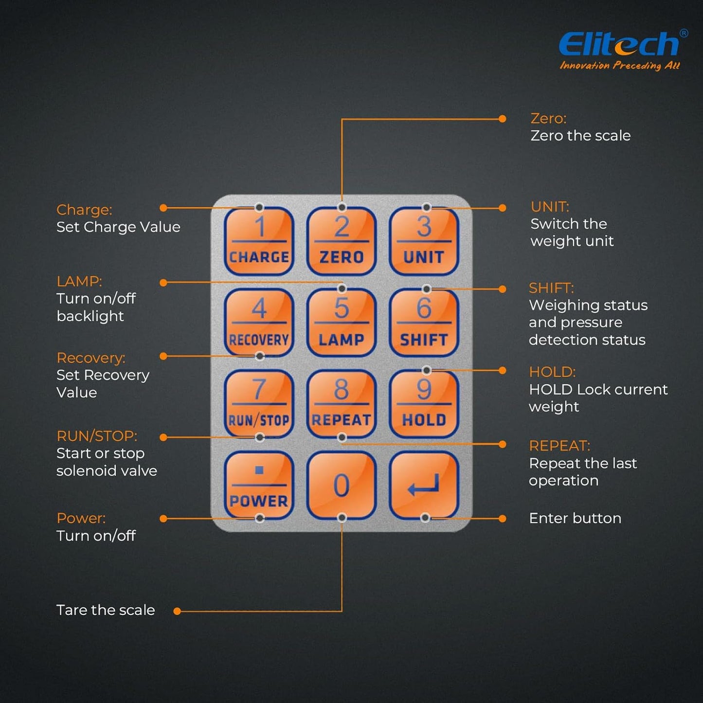 Elektronische Kältemittelwaage