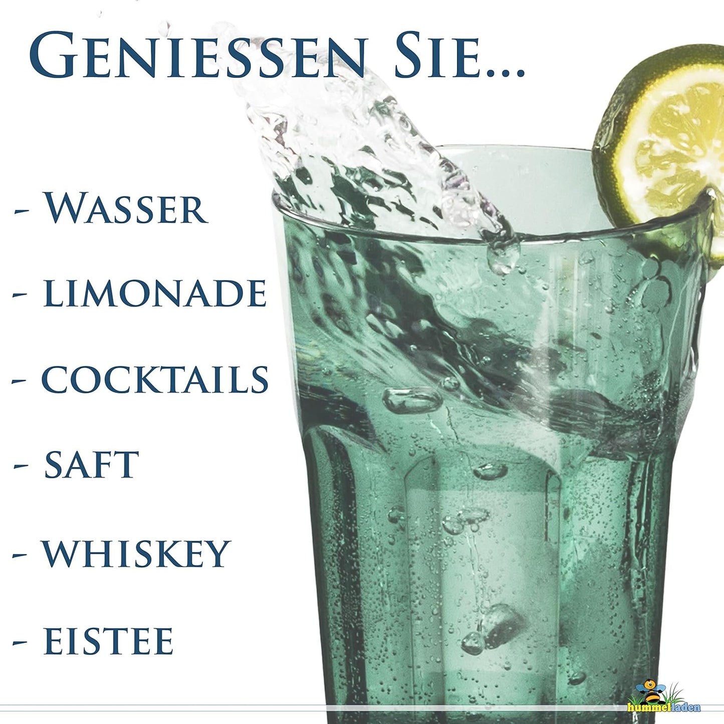 16-teiliges Geschirrset Jesolo Sandfür 4 Personen, 16 Teile - Trinkglas 400ml braun