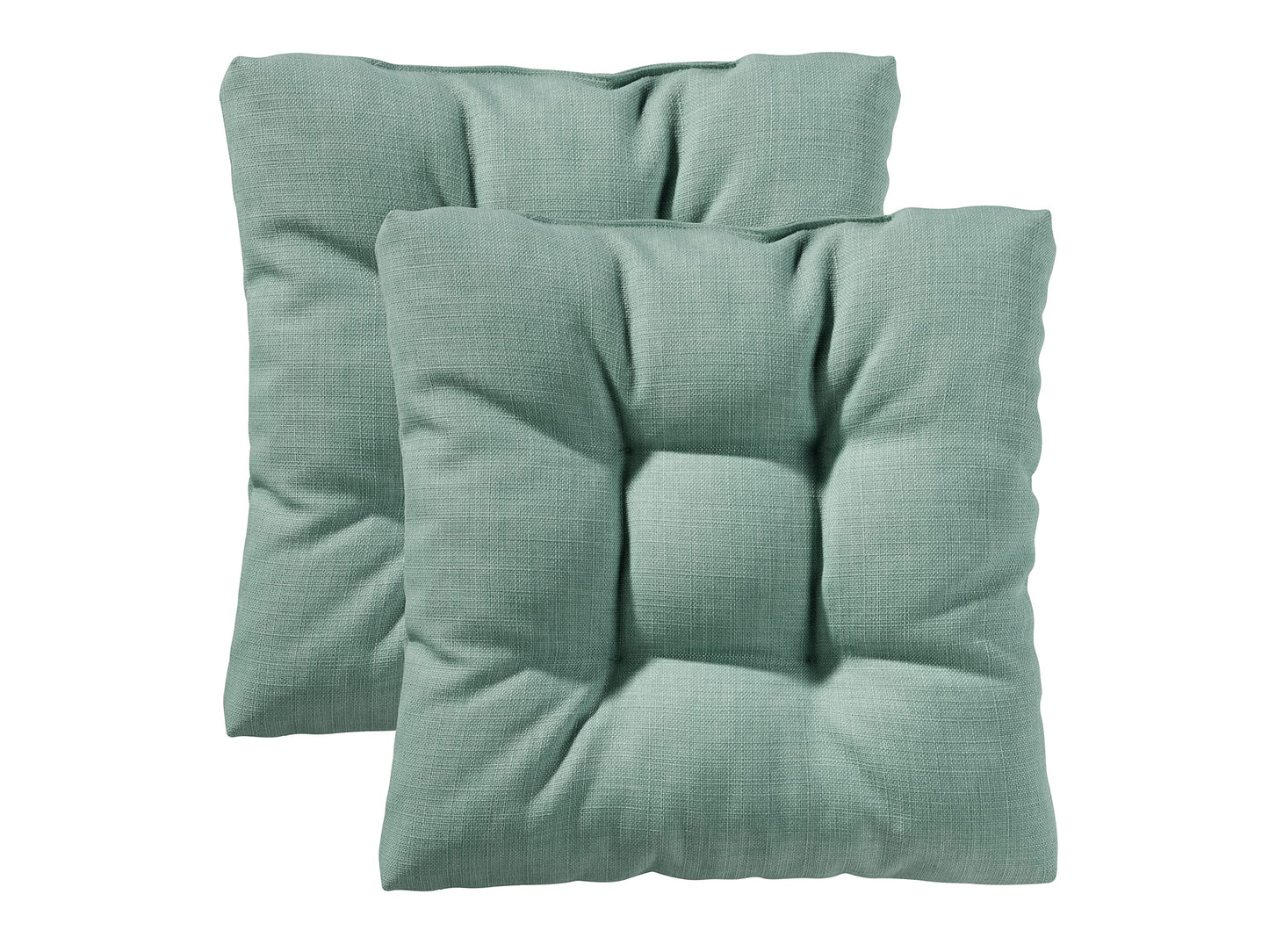 2-teiliges Sitzkissen-Set, 40x40 cm 2er Set Türkis