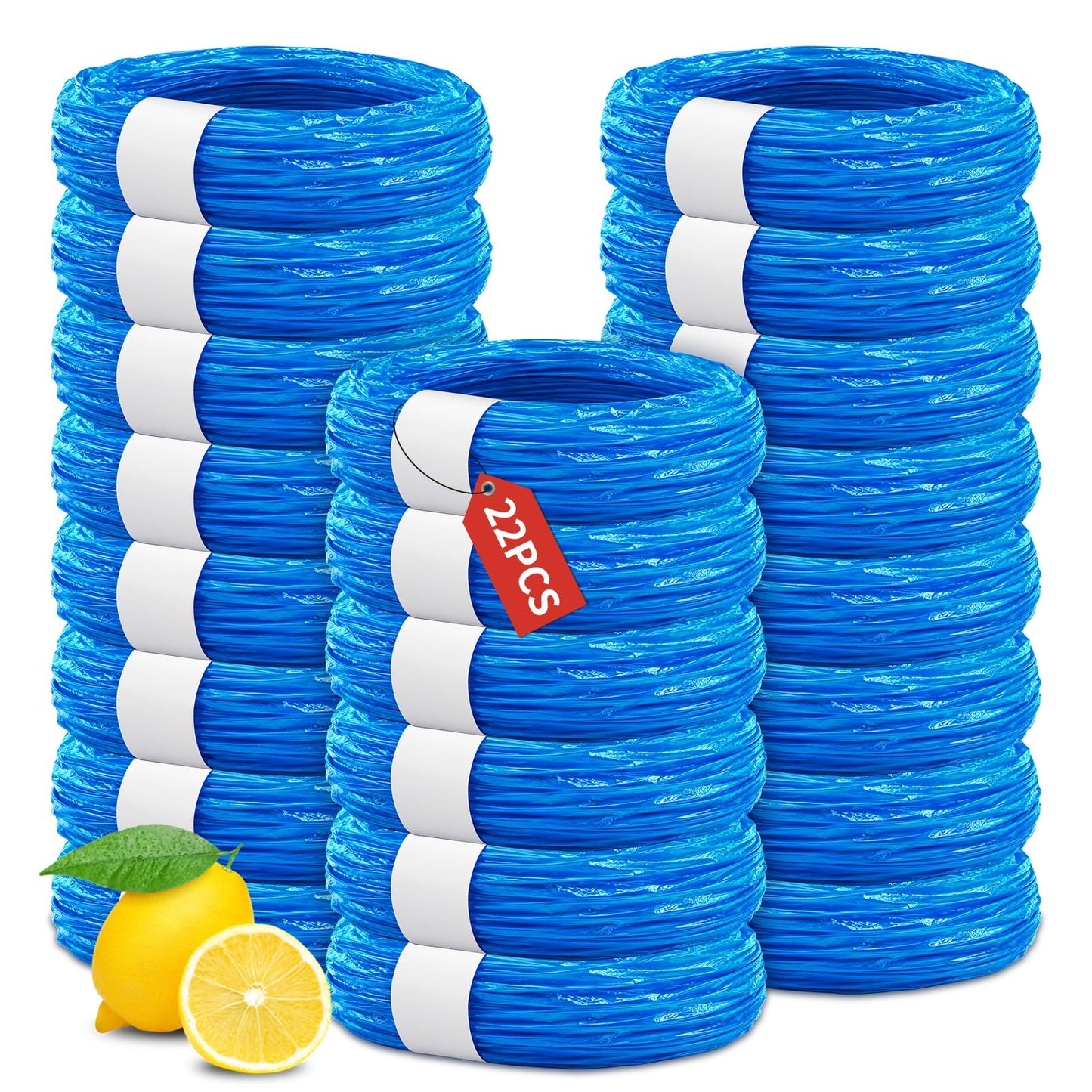 22-teiliges Windeleimer Nachfüllkassetten-Set, Blau,22 Stück