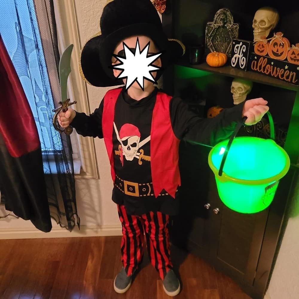 Piratenkostüm für Kinder, 5-6 Jahre/ 110-116 3 Pcs Piratensatz