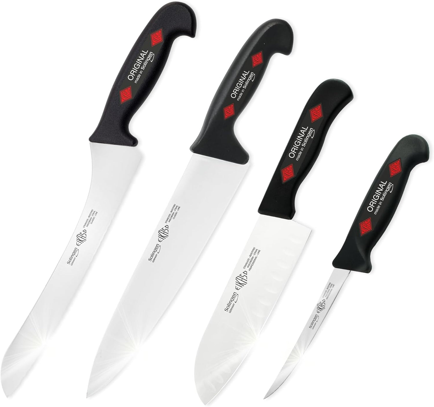 Haushaltsmesserset, 4 Teilig