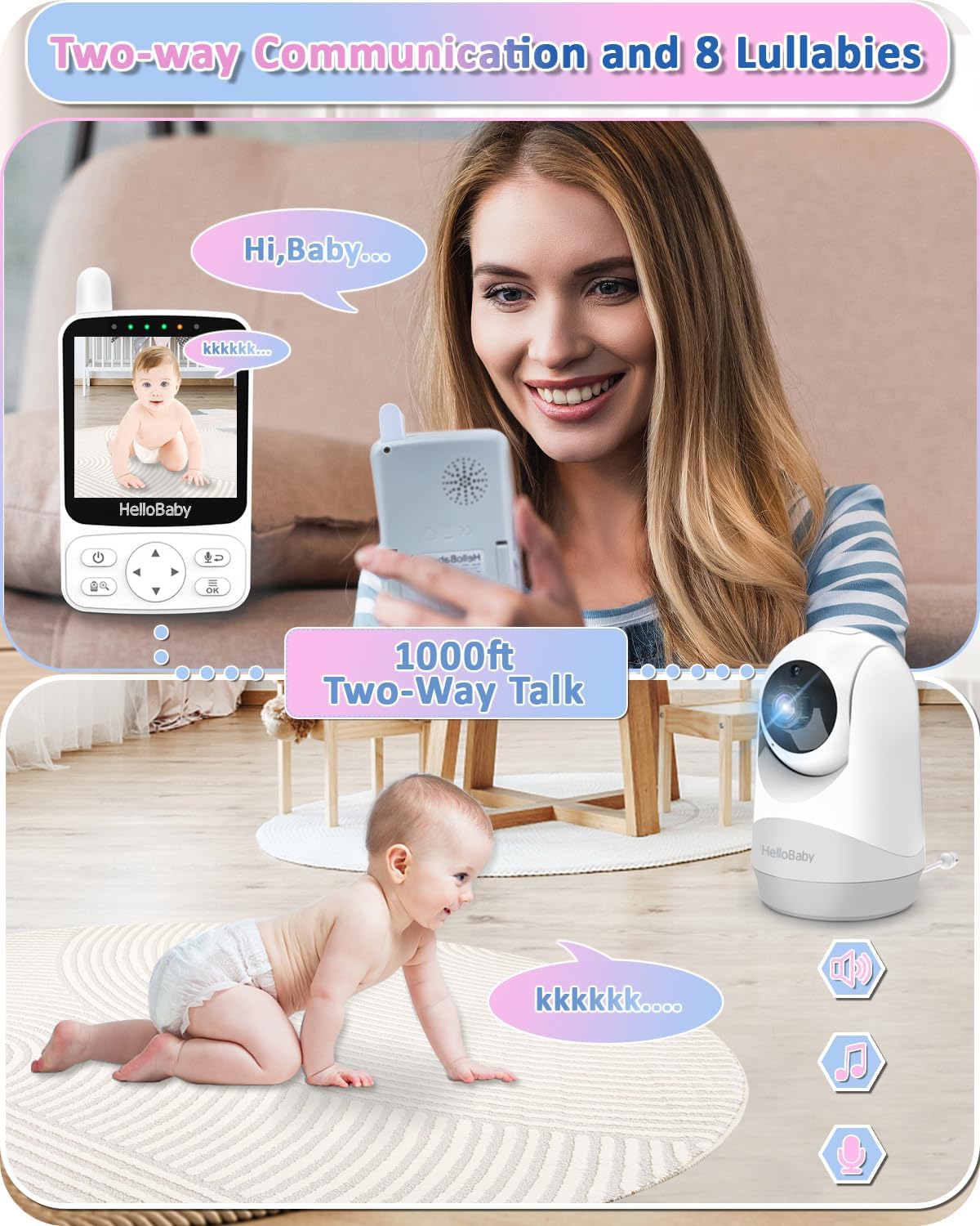 HB6240 Babyphone mit Kamera