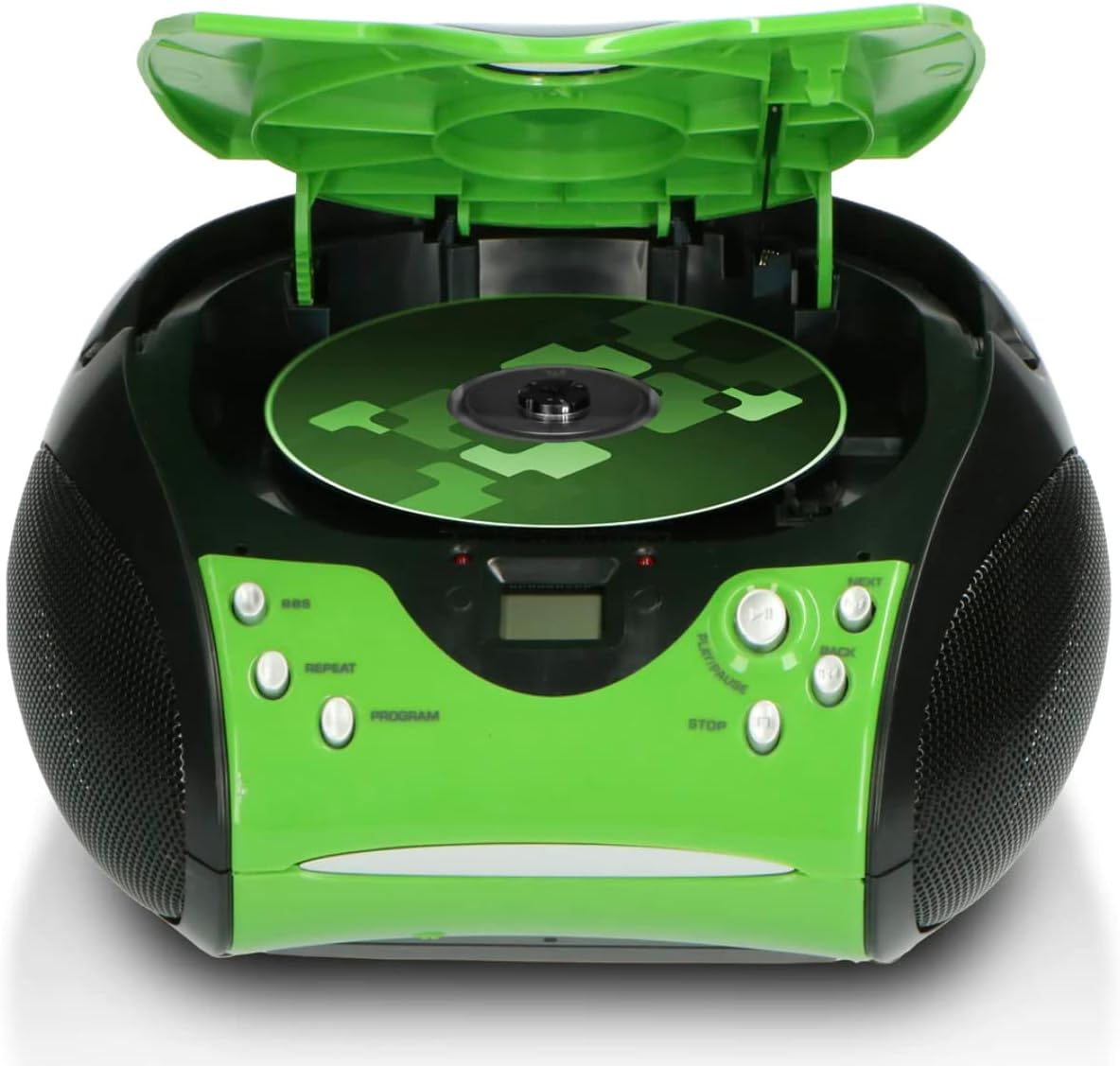 SCD24 CD-Player für Kinder, ohne Bluetooth Grün/Schwarz