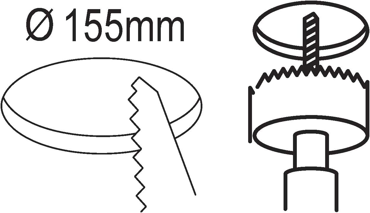 Fueva 5 - LED-Einbaustrahler, Warmweiss Ø 16,6 cm Dimmbar