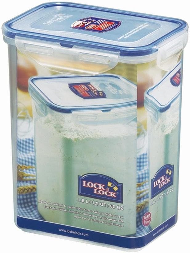 12-teiliges Frischhaltedosen-Set HPL813, 1,8l