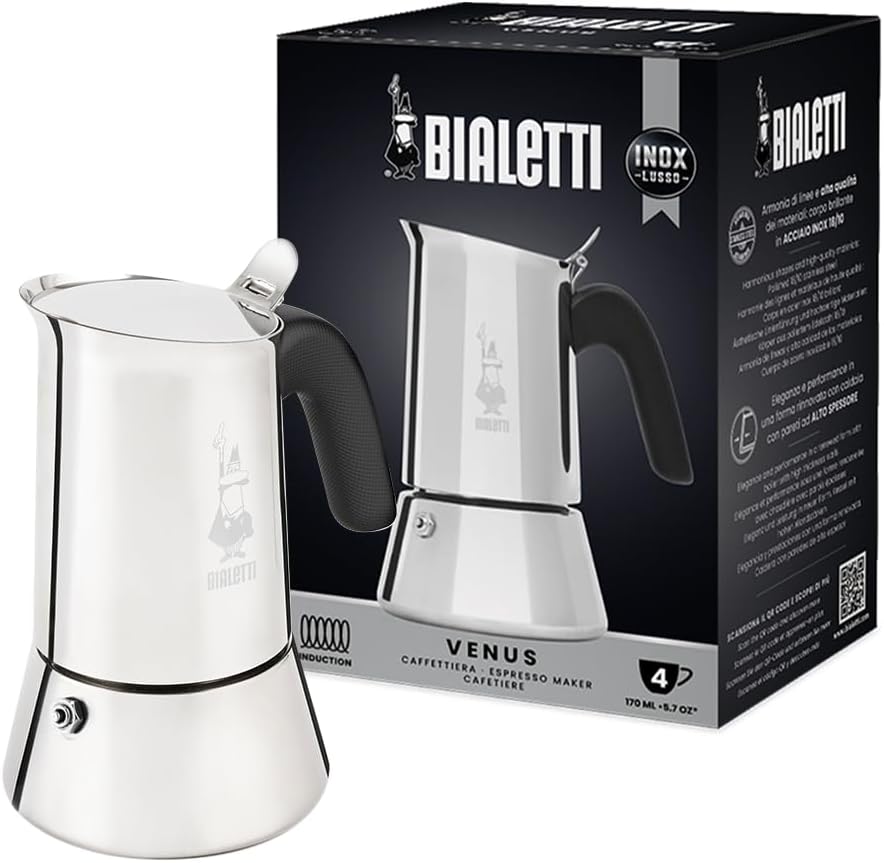 Espressokocher Venus für 4 Tassen, 4 tassen New Venus