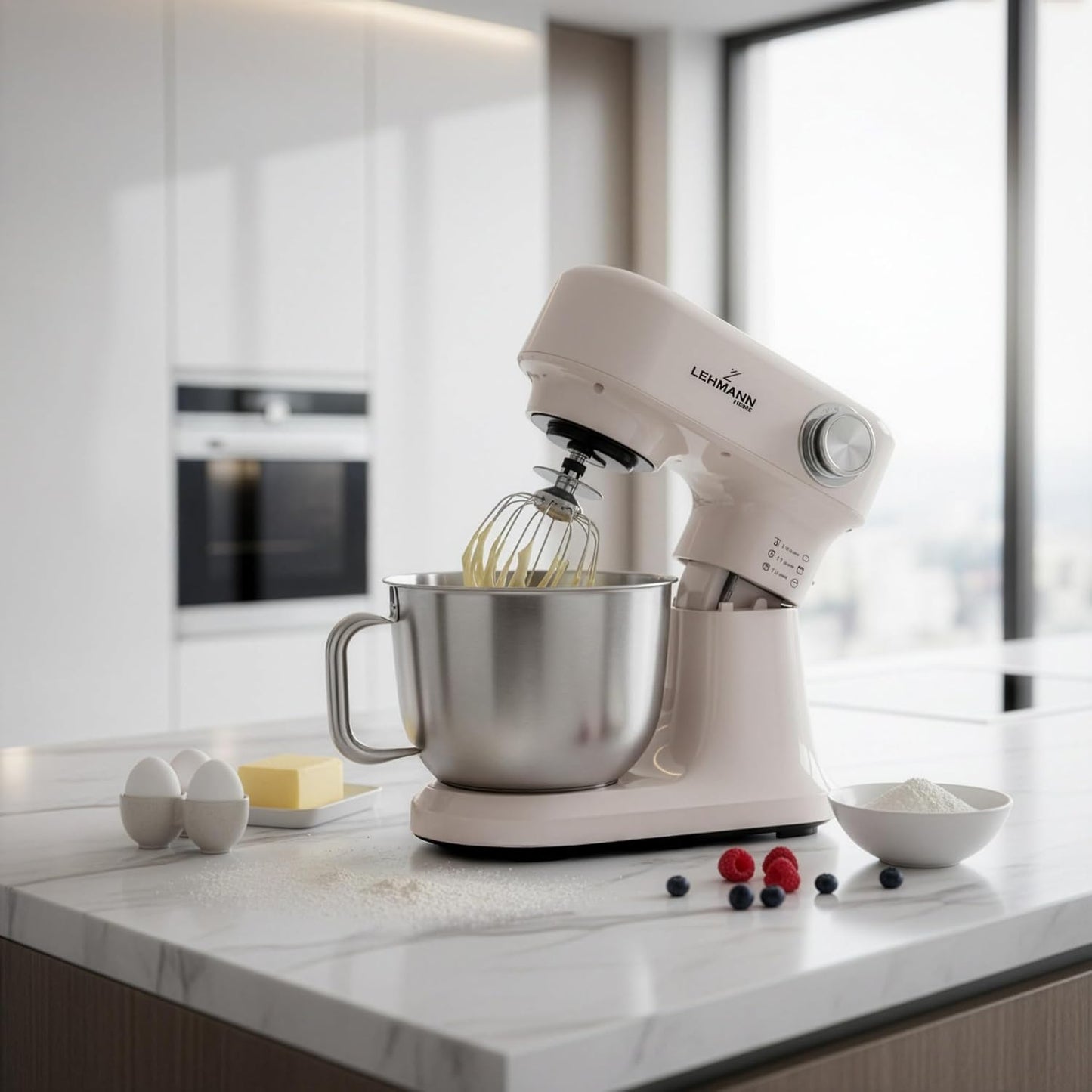 Küchenmaschine mit 12 Geschwindigkeiten, Beige