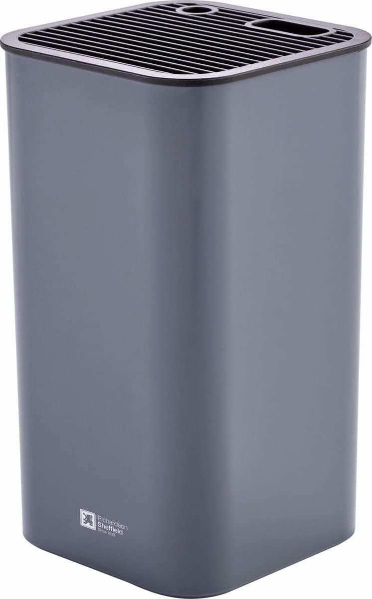 Messerblock universal, blau, Grau, Flexibles Raster