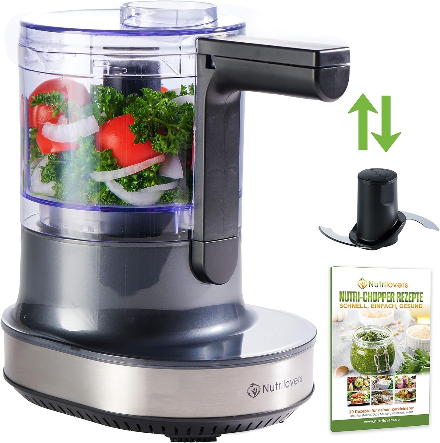 4D Küchen-Zerkleinerer Nutri-Chopper mit Auto-Blade