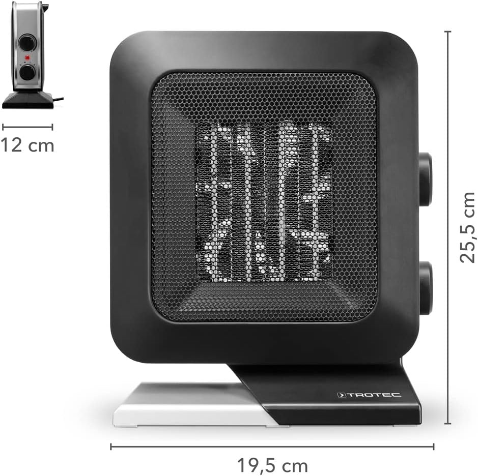 Heizlüfter TFC 13 E, Schwarz, 1.400 W