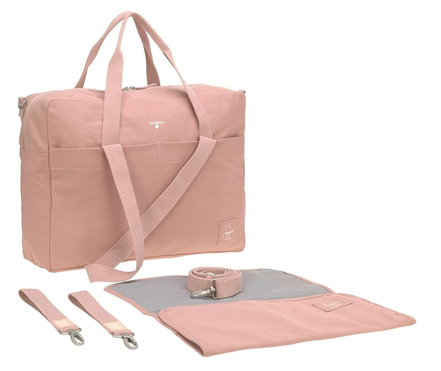 Cotton Essential Wickeltasche, Rose