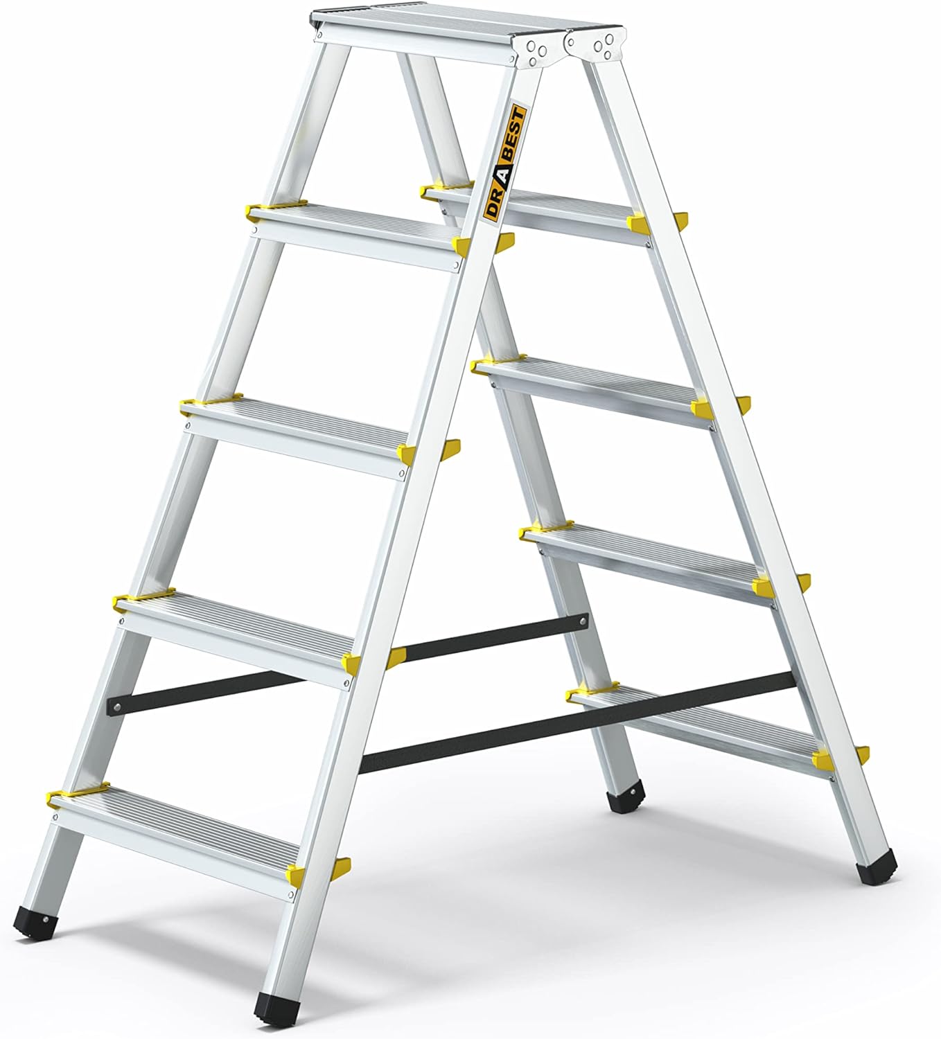 Trittleiter, 5 Stufen, Aluminium