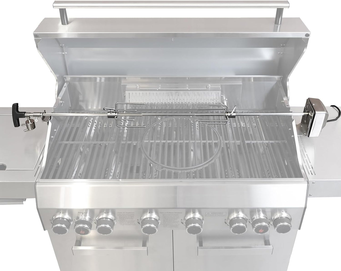 Rotisserie Drehspiess-Set für Platinum, Platinum Yamara & Black 4- und 6-Brenner, Drehspiess 4- / 6-Brenner