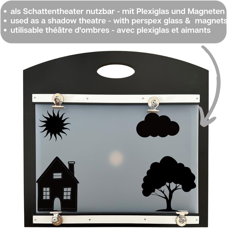 Kamishibai Erzähltheater mit Erzählschiene und Tasche