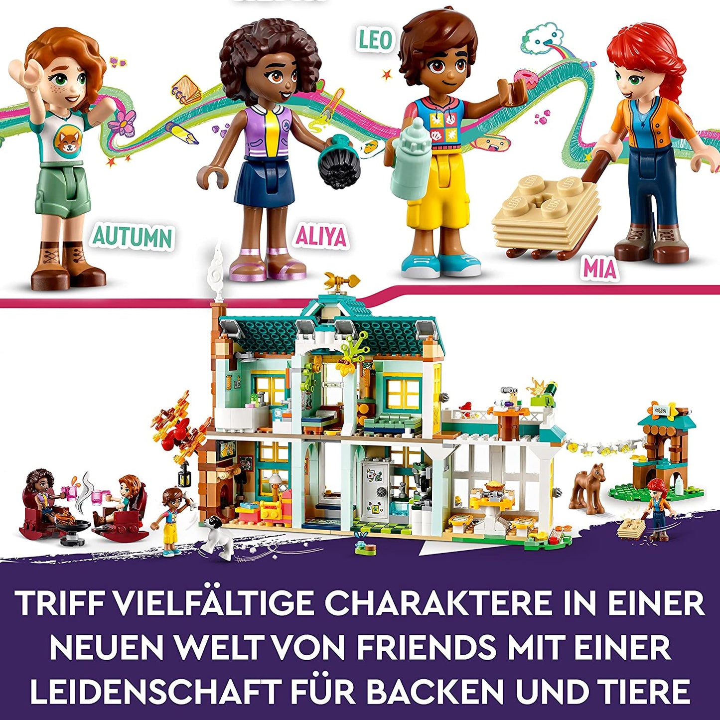41730 Friends Autumns Haus, Konstruktionsspielzeug, Single