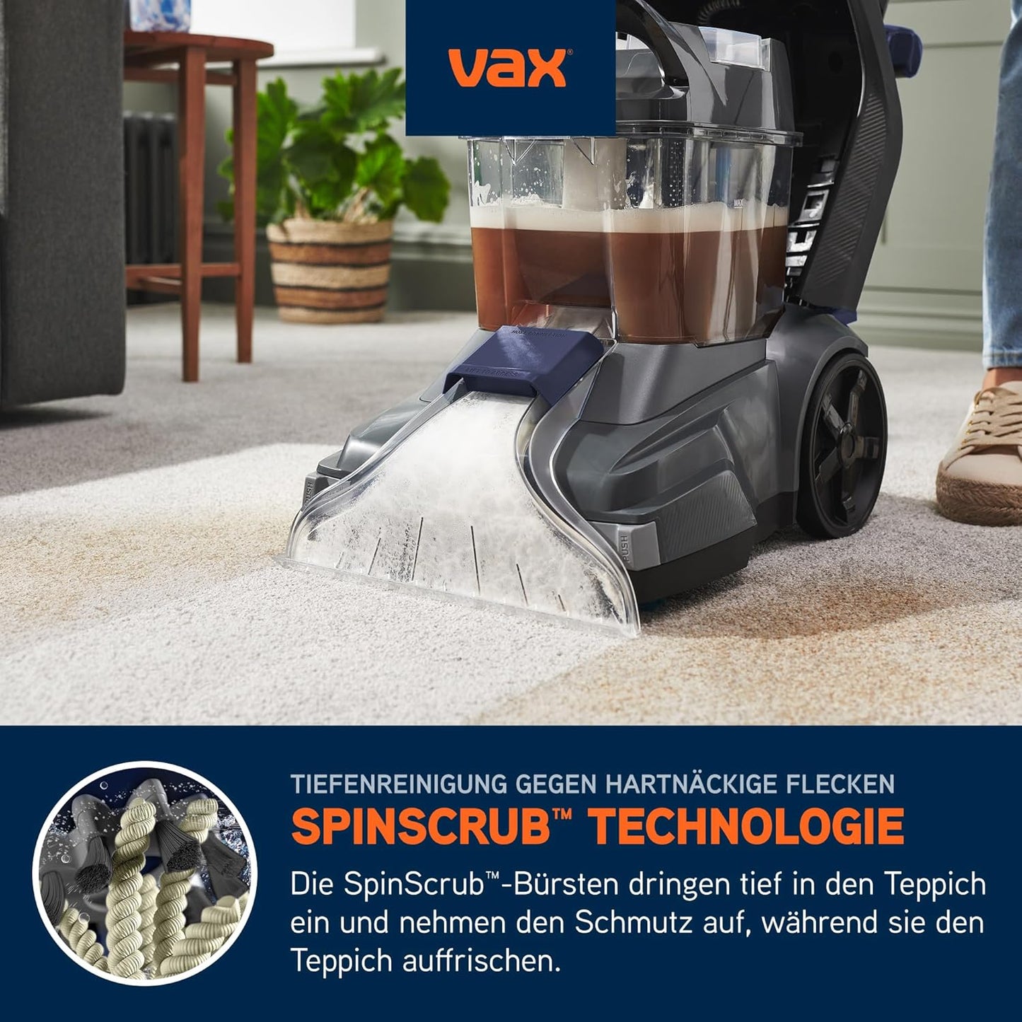 SpinScrub Power Plus Polster- und Teppichreiniger, Spinscrub Plus EU