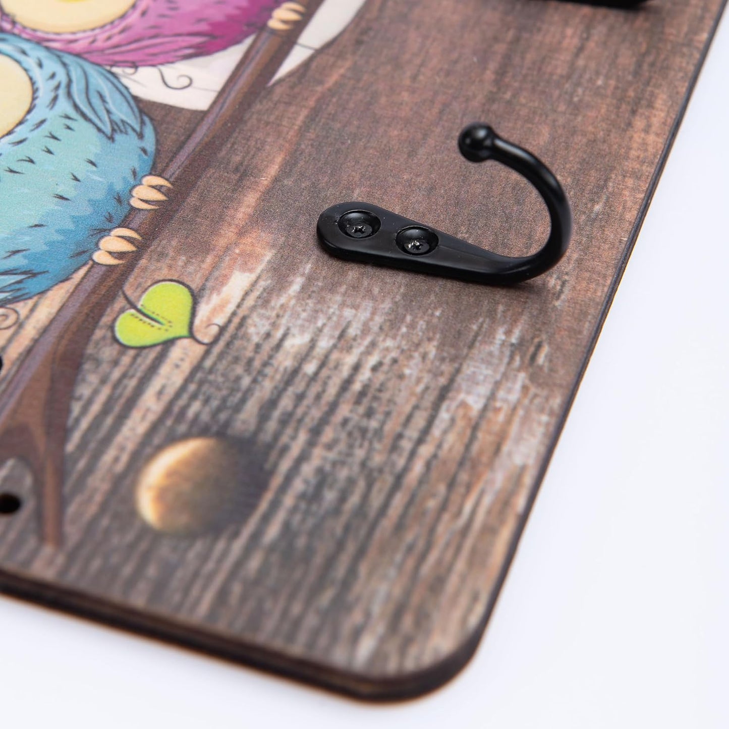 2er-Set Kindergarderobe mit Haken, 2 Stück Home Sweet Home