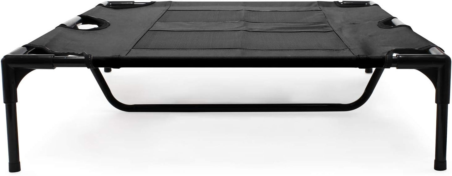 Hundereisebett, schwarz L 92 x B 77 x H 20 cm