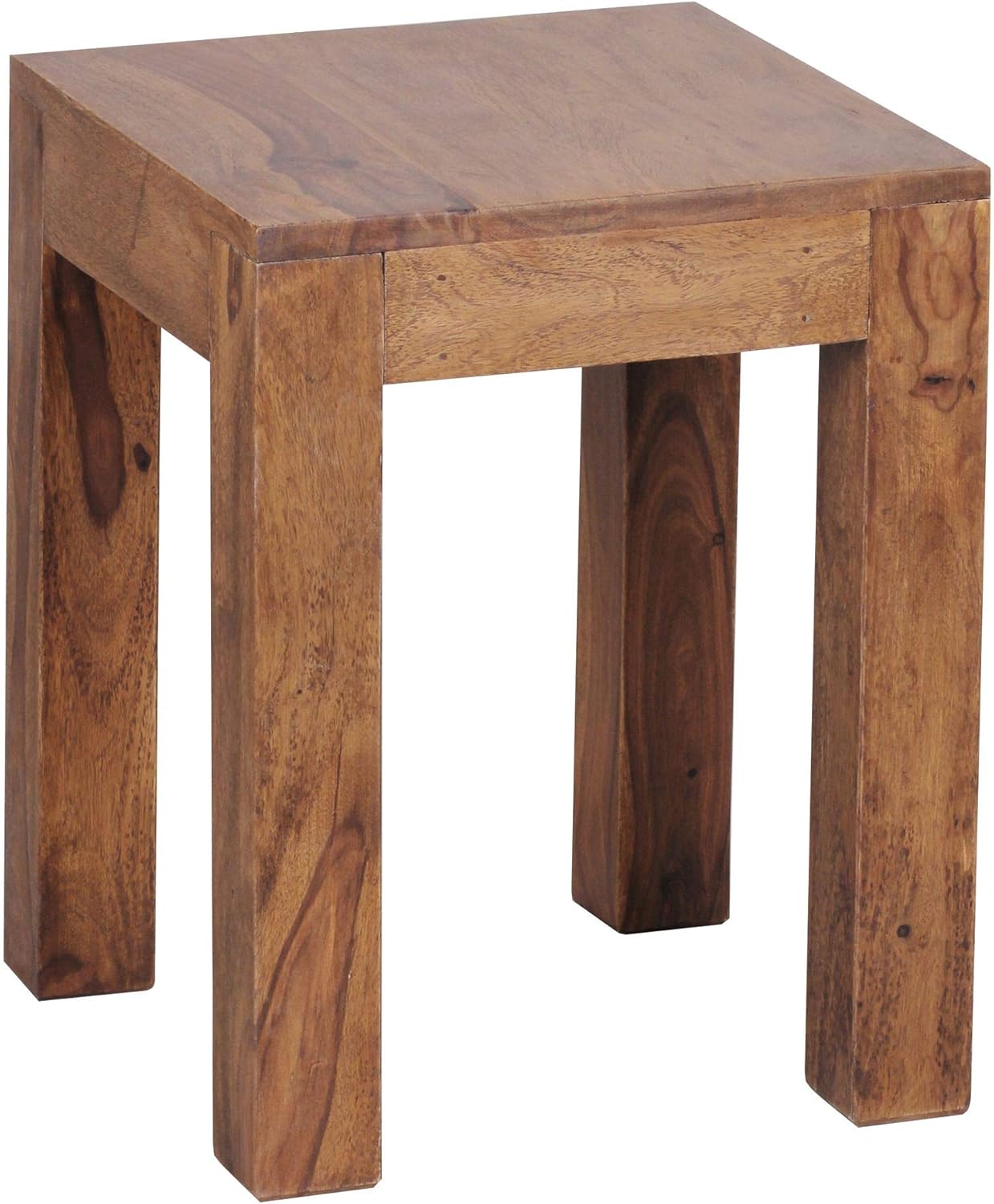 Massivholz-Tisch NAKO, Braun 35 x 35 x 45