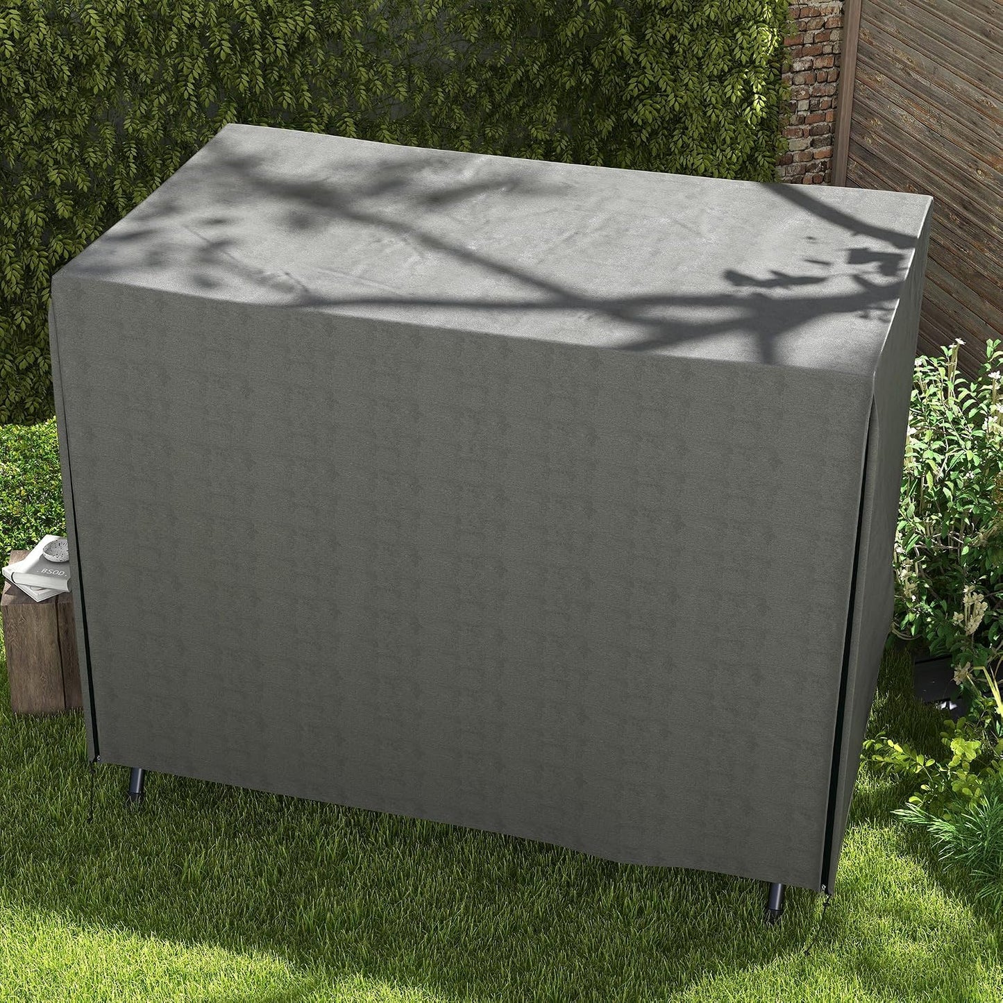 Schutzhülle für Hollywoodschaukel, 205L x 124B x 164H cm Dunkelgrau