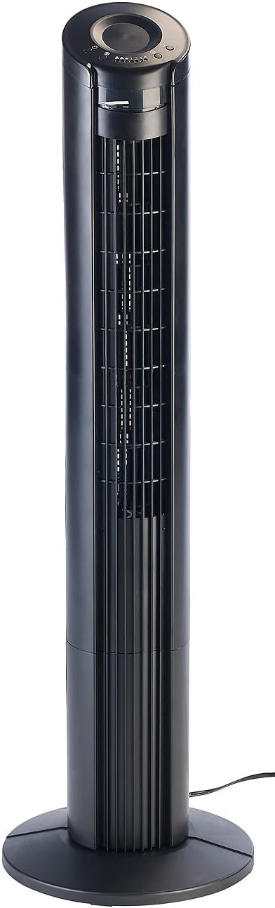 Turmventilator mit Magnet-Fernbedienung & 90°-Oszillation