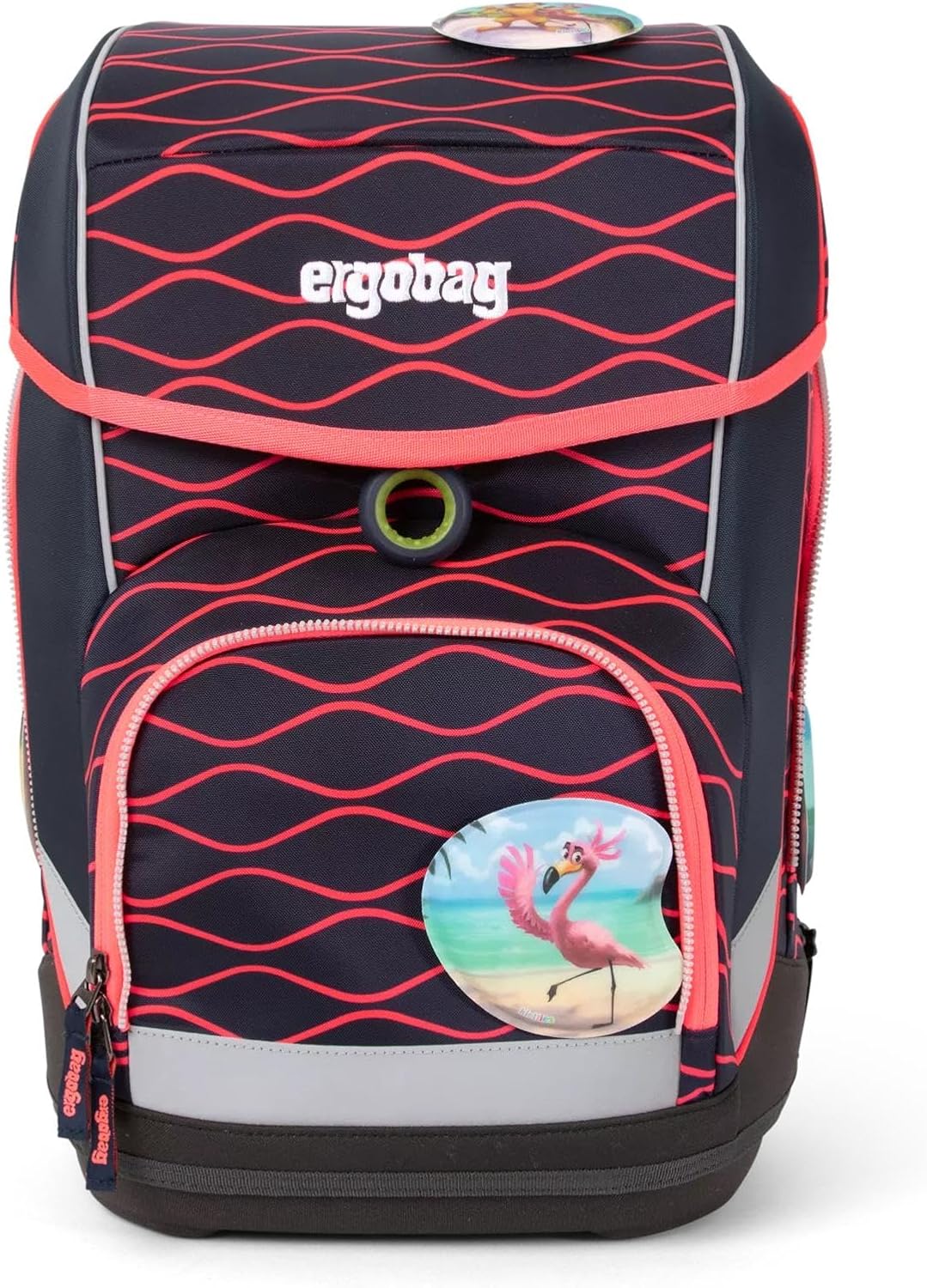 5-teiliges ergonomischer Schulranzen-Set cubo Wellenreitbär, Einheitsgröße Wellenreitbär - Blau