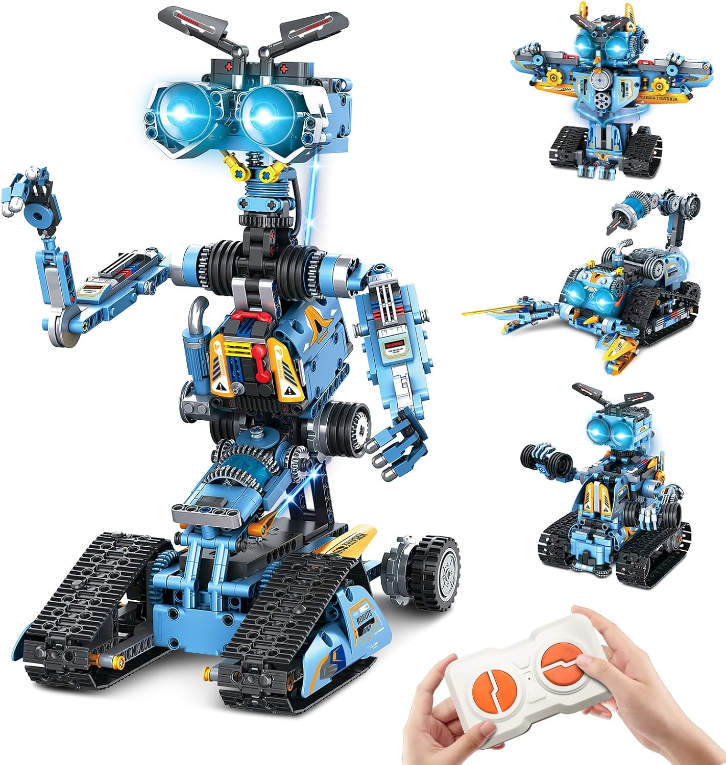 Roboter-Bauspielzeug, Blau