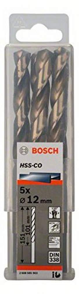 Metall-Spiralbohrer HSS-Co, Ø 12,0mm, Ø 12.00 mm