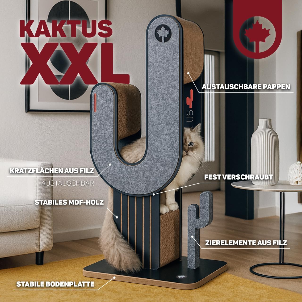 Kratzmöbel Kaktus XXL