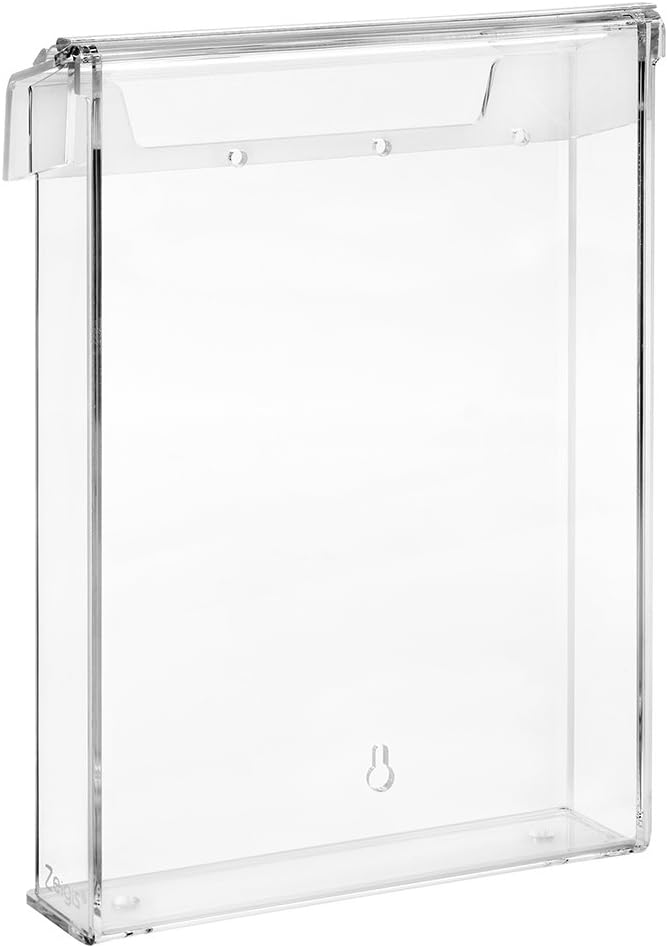 Wetterfeste Prospektbox mit Deckel