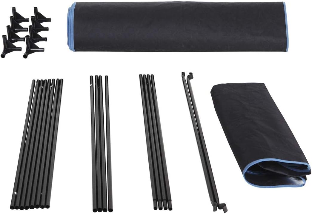 Growzelt Plantsville (100x100x200 cm), 100x100x200 Cm / Schwarz