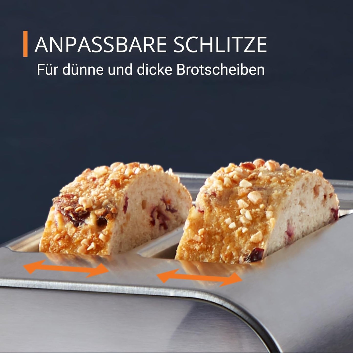 Excellence Toaster mit 8 Bräunungsstufen, KH682D Excellence