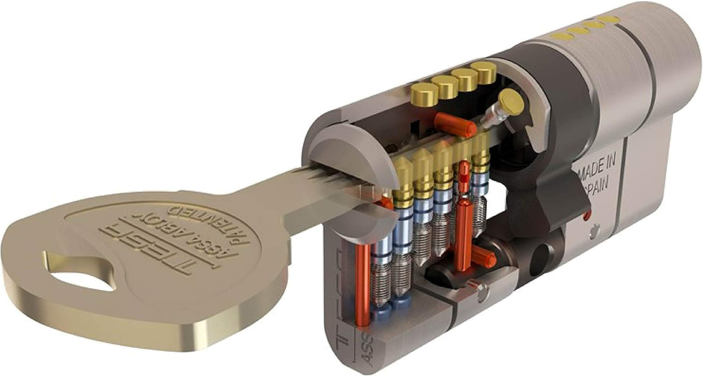 Zylinder T70 Lenkradadapter, 40 x 40 mm Vernickelt