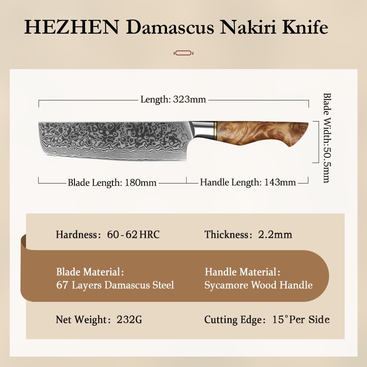 Japanisches Nakirimesser, Nakirimesser