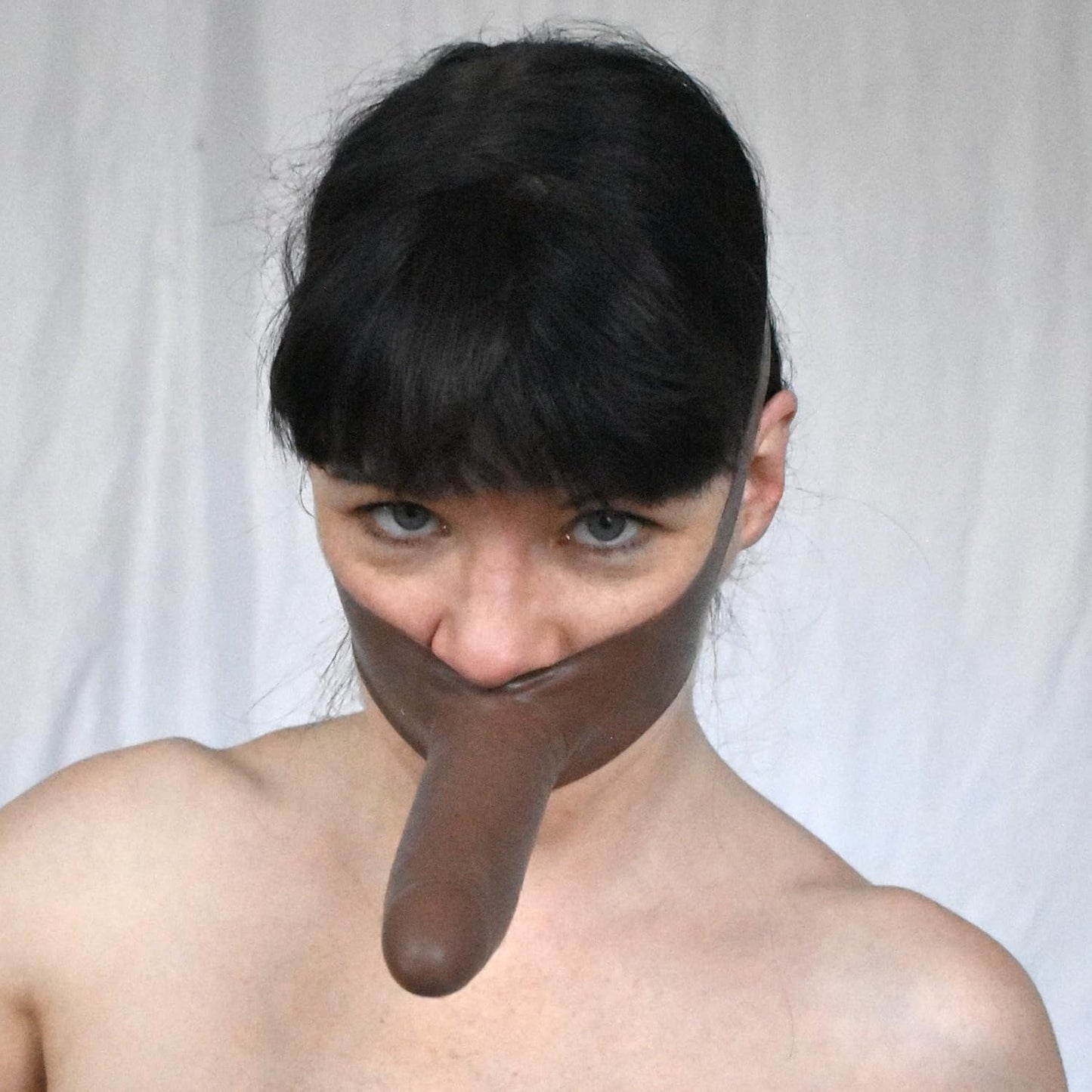 BDSM Dildo Mundknebel, Braun